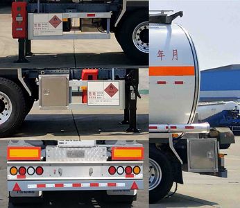 CIMC ZJV9407GRYJM Flammable liquid tank transport semi-trailer