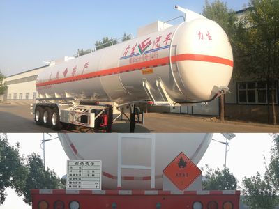 Lisheng  HLS9407GRY Flammable liquid tank transport semi-trailer