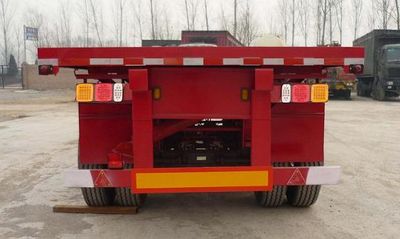 Junchang  HSC9370ZZXP Flat dump semi-trailer