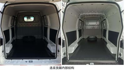 Xinyuan brand automobiles JKC5025XXYA6X4CNG Box transport vehicle