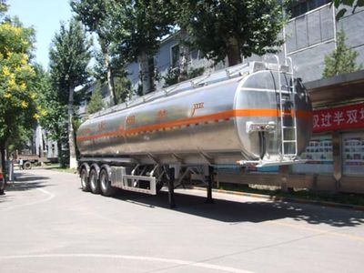 Sanxing  BSX9402GYY Aluminum alloy oil transport semi-trailer