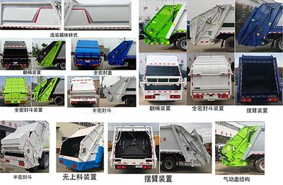 Duo Shi Xing  JHW5080ZYSE6 Compressed garbage truck