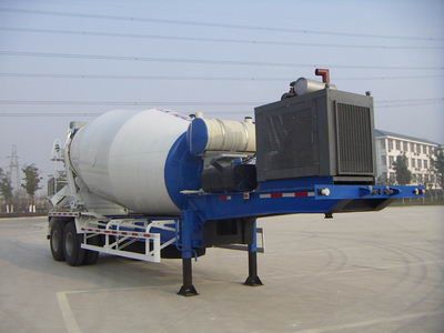 Huajian Automobile HDJ9350GJB Concrete mixing and transportation semi-trailer