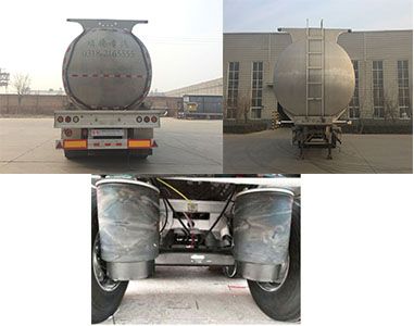 Chuanteng  HBS9400GYSL Aluminum alloy liquid food transportation semi-trailer