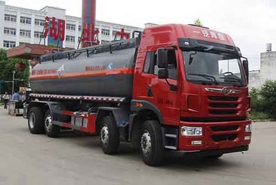 Zhongqi Liwei brand automobiles HLW5314GFW5CA Tank transport vehicle for corrosive substances