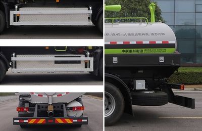 Zhonglian Automobile ZBH5180GXEDFBEV Pure electric suction truck