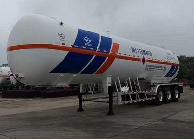 Hongtu  HT9408GYQ6F Semi trailer for liquefied gas transportation