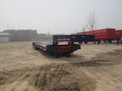 Shengchuan Da brand automobiles HSF9370TDP Low flatbed semi-trailer