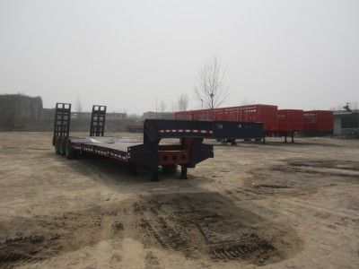 Shengchuan Da brand automobiles HSF9370TDP Low flatbed semi-trailer