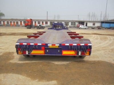 Shengchuan Da brand automobiles HSF9370TDP Low flatbed semi-trailer