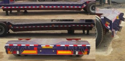 Shengchuan Da brand automobiles HSF9370TDP Low flatbed semi-trailer