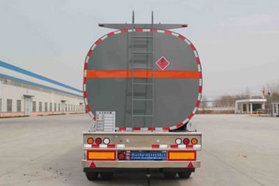 Jingyanggang  SFL9402GRYL Aluminum alloy flammable liquid tank transport semi-trailer