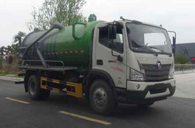 Huatong brand automobiles HCQ5124GQWBJ6 Cleaning the suction truck