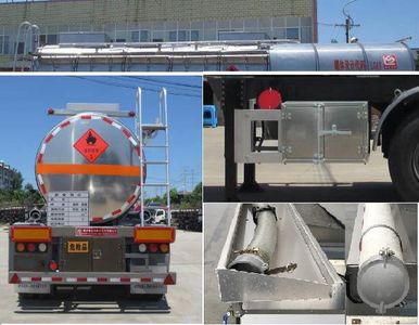 Xingshi  SLS9403GRY Flammable liquid tank transport semi-trailer