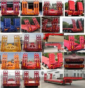 Yongxing Business Brand Automobile STS9401TDP Low flatbed semi-trailer