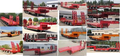 Yongxing Business Brand Automobile STS9401TDP Low flatbed semi-trailer