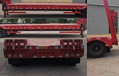 Yongxing Business Brand Automobile STS9401TDP Low flatbed semi-trailer