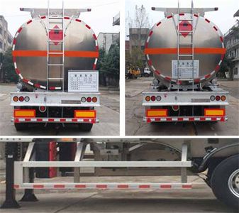 Dongfeng  DFZ9351GYY Aluminum alloy oil transport semi-trailer