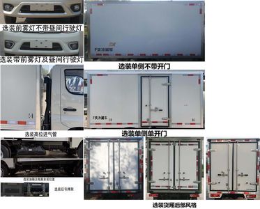 Foton  BJ5031XLC5JV451 Refrigerated truck