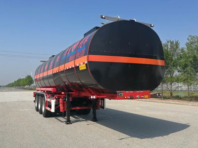 Lisheng  HLS9408GRY Flammable liquid tank transport semi-trailer