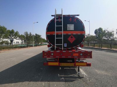 Lisheng  HLS9408GRY Flammable liquid tank transport semi-trailer