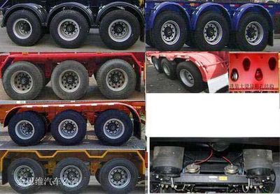 Far East Motors YDA9401TWY Transport semi-trailer of dangerous goods tank frame