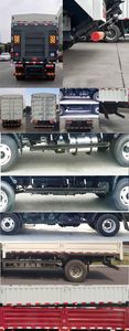 Jianghuai brand automobiles HFC5048CCYB71K2C7S Grate type transport vehicle