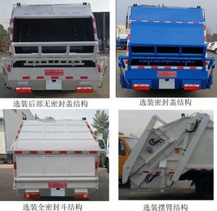 Juchen Ace Car HNY5080ZYSH5 Compressed garbage truck