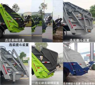 Zhonglian Automobile ZBH5070ZYSQLE6 Compressed garbage truck