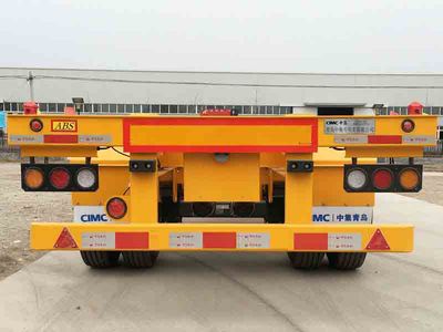 CIMC ZJV9383TJZQDX Container transport semi-trailer