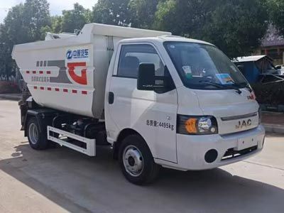 Dongyue  ZTQ5041ZZZHFF28F Hydraulic Lifter Garbage truck 