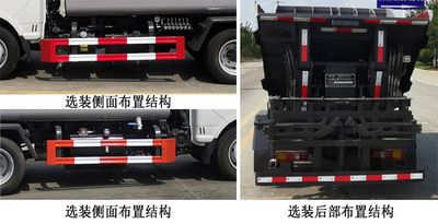 Dongyue  ZTQ5041ZZZHFF28F Hydraulic Lifter Garbage truck 