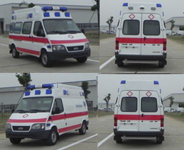 Jiangling Quanshun brand automobiles JX5035XJHZKA ambulance