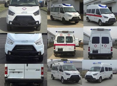 Jiangling Quanshun brand automobiles JX5035XJHZKA ambulance