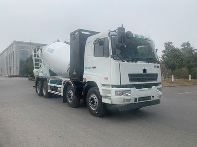 Remote license plate car HN5314GJBB36C5BEVY Electric exchange type pure electric concrete mixing and transportation vehicle