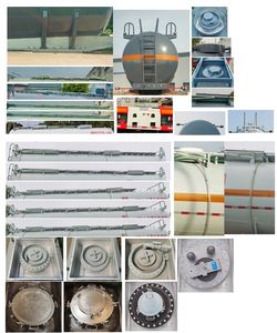 Dongju  LDW9402GZW Tank transport semi-trailer for miscellaneous hazardous materials