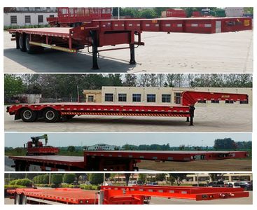 Jiyue  TZZ9320TDP Low flatbed semi-trailer