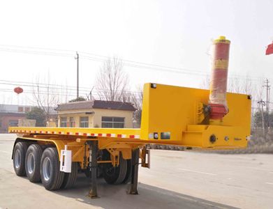 Kunxu  LCT9400ZZXP Flat dump semi-trailer