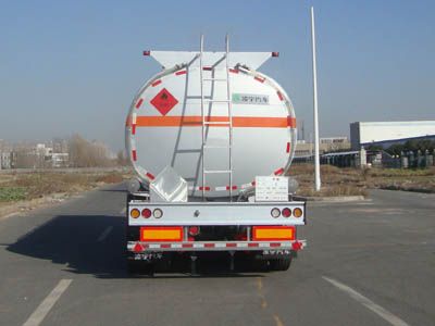 Lingyu  CLY9404GRYD Flammable liquid tank transport semi-trailer