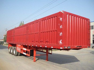 Collier SZY9383XXYBox transport semi-trailer