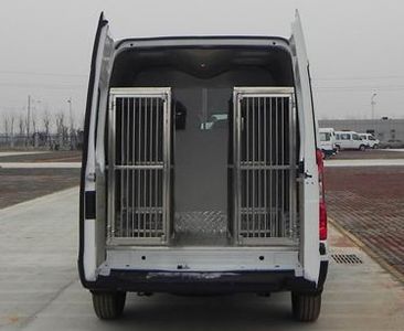 Jiangling Quanshun brand automobiles JX5049XJQMJ Police dog transport vehicle