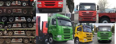 Jiefang Automobile CA3312P1K2L3T4E5A80 Flat head diesel dump truck