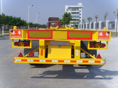 Hong Kong and Guangdong  HSD9352TJZG Container transport semi-trailer