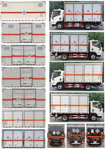 Dali  DLQ5040XDQZZ6 Toxic gas box transport vehicle