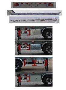 Jinbi  PJQ9400GYW Tank transport semi-trailer for oxidizing substances