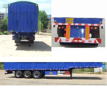 Minfeng  FDF9380XXYP Pontoon transport semi-trailer