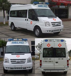 Jiangling Quanshun brand automobiles JX5048XJHMC1 ambulance