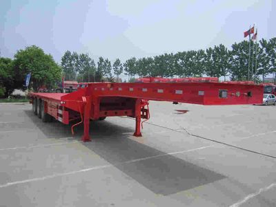 Jiyun  MCW9407TDP Low flatbed semi-trailer