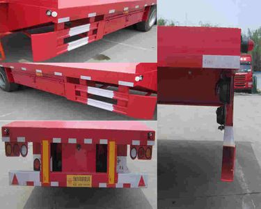 Jiyun  MCW9407TDP Low flatbed semi-trailer