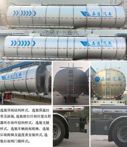 Jiayuntong  JTC9400GPG Ordinary liquid transport semi-trailer